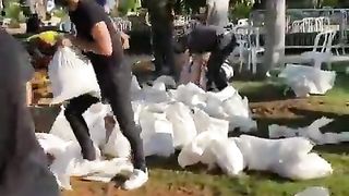 Israel War | Volunteers Digging Graves for Over 1300 Victims | Heartbreaking | RCF