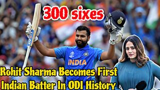 Cricket World Cup 2023: Rohit Sharma Becomes First Indian Batter In ODI History
