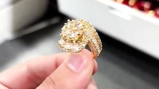 Real Diamond & Solid Gold Women's Wedding Ring