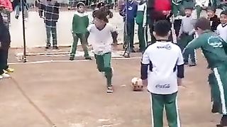 Every child's dream is the winning goal at recess????