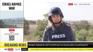 Israel-Hamas war: Civilians leaflets warning Gaza drop from the sky