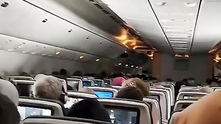 Scary turbulence video share by passenger having such experience