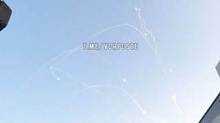 Israel War | Iron Dome Intercepting a Rocket Salvo over Ashkelon | Precision Air Defense | | RCF