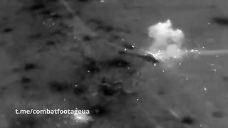 Ukraine Russia War | Ukrainian AS-90 Artillery Fires at Russian Infantry | Andriivka, Bakhm | RCF