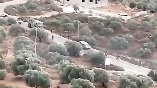 Israel War | Clashes in Beta Village, West Bank | Man Carried to Safety After Being Shot | | RCF