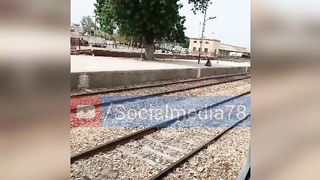Train at Railway Station