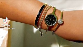 Anne Klein Women's Bangle Watch and Bracelet Set, AK/1470