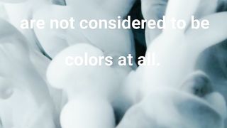 Color Facts - Black&White