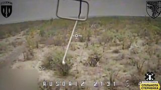 Ukraine Russia War | Ukrainian FPV Drone vs. Russian Officer | RCF