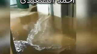 جنود السماء نزلوا الآن! طوفانات مرعبة كالجبال كارثة????وفيضانات فوق اسرائيل-