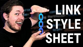 2 | HOW TO LINK A CSS STYLESHEET USING HTML | 2023 | Learn HTML and CSS Full Course for Beginners