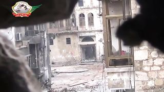 RPG Team Awaits Shot at SAA BMP-1 | Critical Miss at Khan al-Wazir, Aleppo | January 9, 2013 | RCF