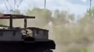 Russian Tank Equipped with Anti-Drone Cage in Ukraine | RCF