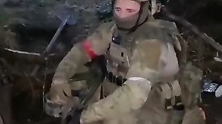 Russian Soldier's Heartwarming Moment with a Kitten | RCF