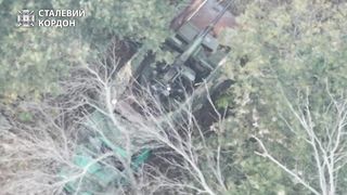Ukrainian Drone Strikes Russian Truck with S-60 Cannon | RCF
