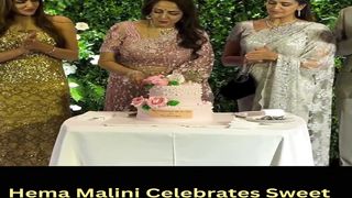 Hema Malini Celebrates Sweet Moments with Daughters #hemamalini #youtubeshort #shorts #trending #viral #shortvideo