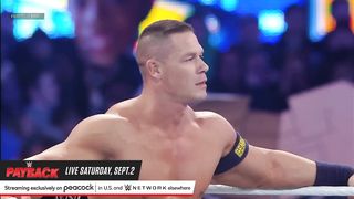 rock vs john cena full match