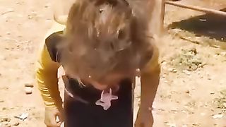 Palestenian child is crying