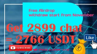 Get chat Airdrop: 78657 Chat = 75435 USDT