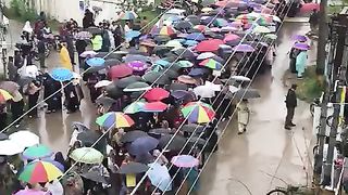 Jehlem teachers protest