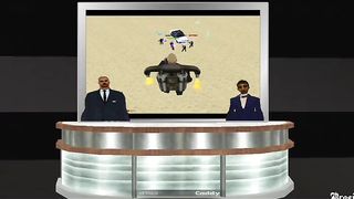 police approach on the beach