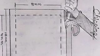 Chipping process diagram.