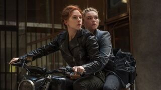 Black Widow -Taskmaster chases Natasha and Yelena scene 4K