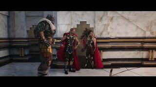 Thor Love and Thunder: ZEUS VS THOR - FULL FIGHT SCENE (HD) | Zeus Death | Valkyrie and Mighty Thor