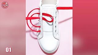 How to tie shoelaces, 24 Creative ways to tie shoelaces, Shoes lace styles,