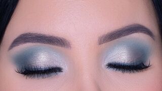 Blue Soft Glam Makeup Look: Natasha Denona Retro Glam Palette
