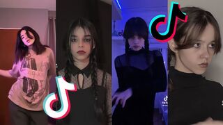 Wednesday Addams Dance - i'll dance dance dance with my hands hands hands -- New Dance Challenge
