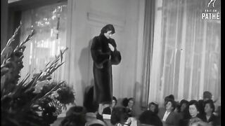 Fur Fashions And Ingrid Bergman (1948).