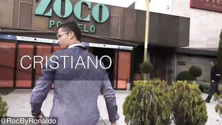 CRISTIANO RONALDO was just going out for tea  and this happened