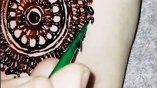 Easy Arabic mehndi design|easy Tikka mehndi design|