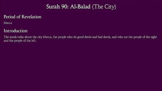 Surah Al-Balad (The City)_ Arabic and English translation.