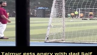 Taimur gets angry with dad Saif Ali Khan #taimur #youtubeshort #shorts #trending #viral #shortvideo