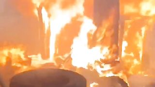 Ukraine Russia War | Ru POV: Russian Soldier Shows Burning Position and Equipment (UA Str | RCF
