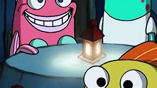 SpongeBob performs stand-up