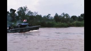 Vietnam War | US Navy Patrol Boats Fire on Vietcong Positions | 1967 | RCF