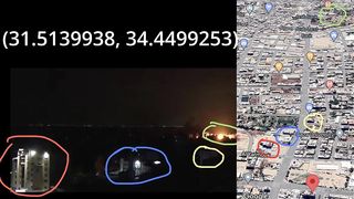 Israel War | Geo Location on the Camera that Caught the Rocket | RCF