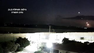 Israel War | HD Surveillance Footage: Rockets Launched from Northern Gaza | Gaza Hospital  | RCF