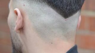 V shape hair cutting very nice