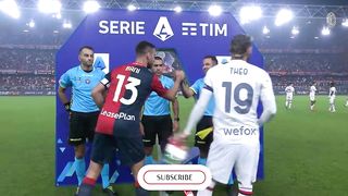 From Pulisic's goal to Giroud's save _ Genoa 0-1 AC Milan _ Highlights Serie A.