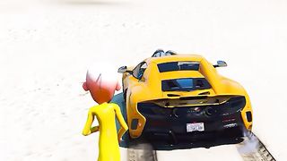 GTA V_JOHN STEALING MOTU PATLU CAR_#SHORTS