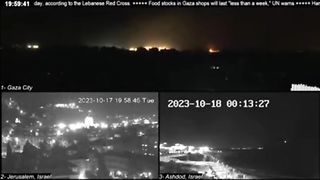 Israel War | Possible Video of Defective Hamas Rocket Hitting Gazan Hospitals | RCF