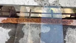 Breaking glass bottles 2