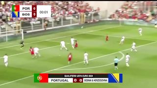 Portugal vs Bosnia | Ronaldo amazing Bicyle kick! | Qualifiers EURO 2024 | Highlights & All Goals