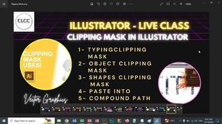 Illustrator Clipping Mask LIVE CLASS TLCC