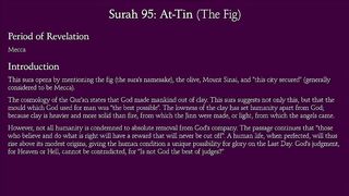 Surah At-Tin (The Fig)_ Arabic and English translation.