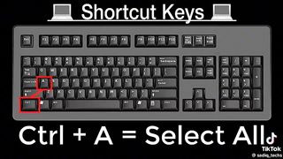 Keyboard shortcut keys